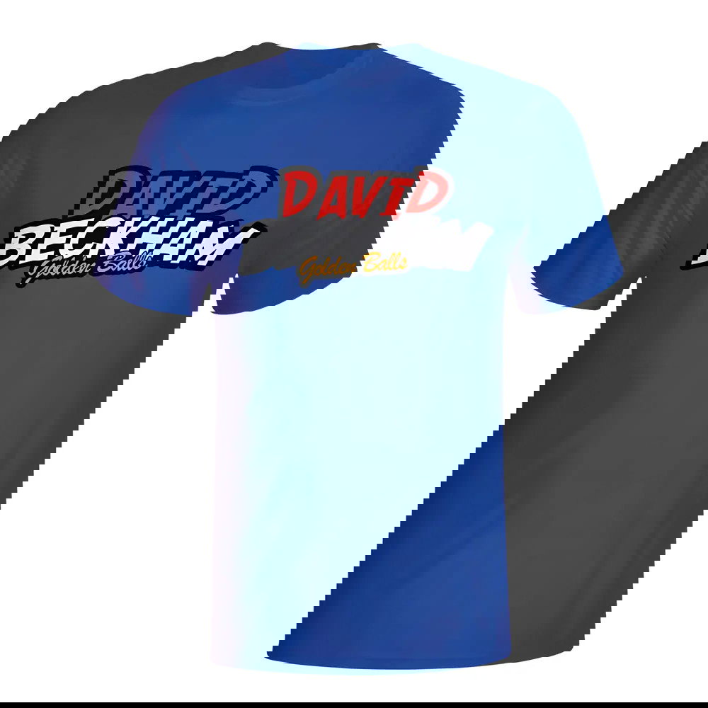 David Beckham Comic Book T-shirt (blue) - Kids