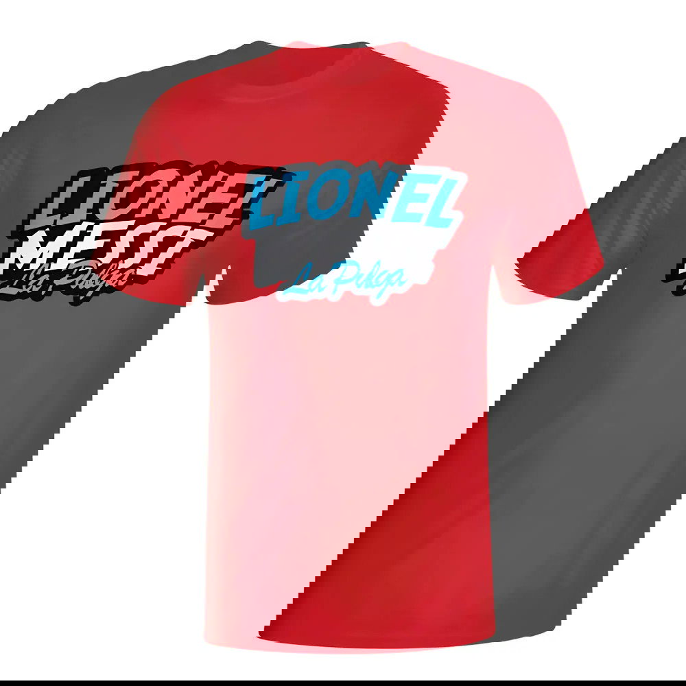 Lionel Messi Comic Book T-shirt (red) - Kids