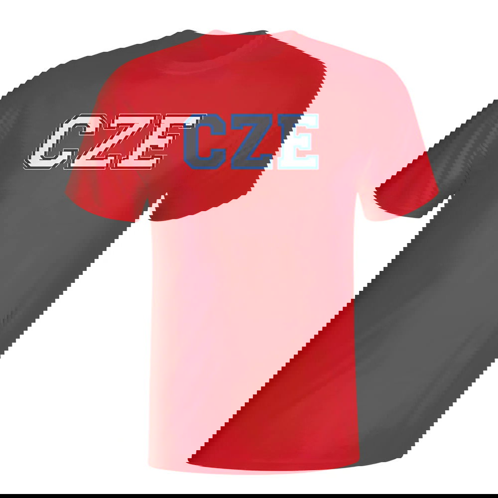 Czech Republic Country Iso T-shirt (red)