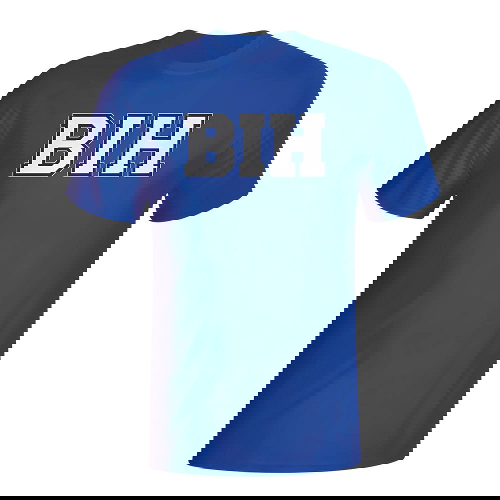 Bosnia Country Iso T-shirt (blue)