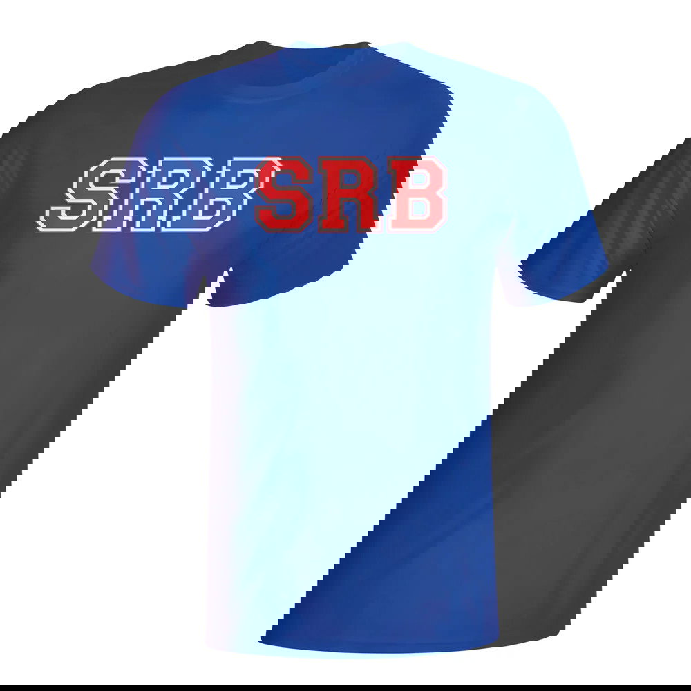 Serbia Country Iso T-shirt (blue)