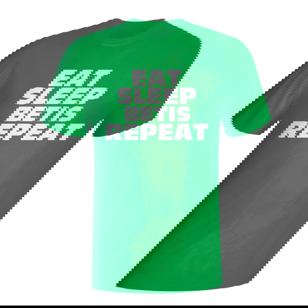 Eat Sleep Real Betis Repeat T-shirt (green) - Kids