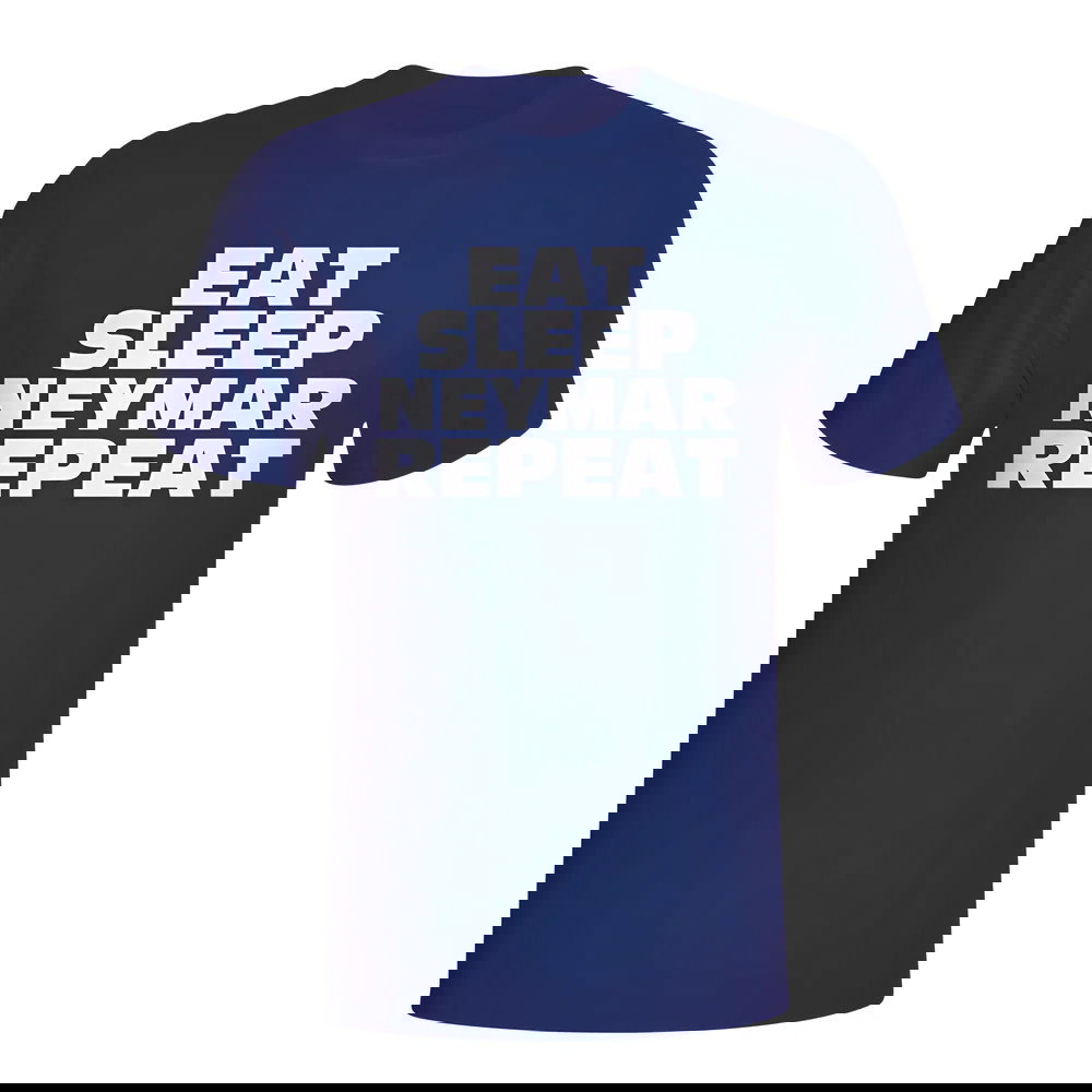 Eat Sleep Neymar Repeat T-shirt (navy)