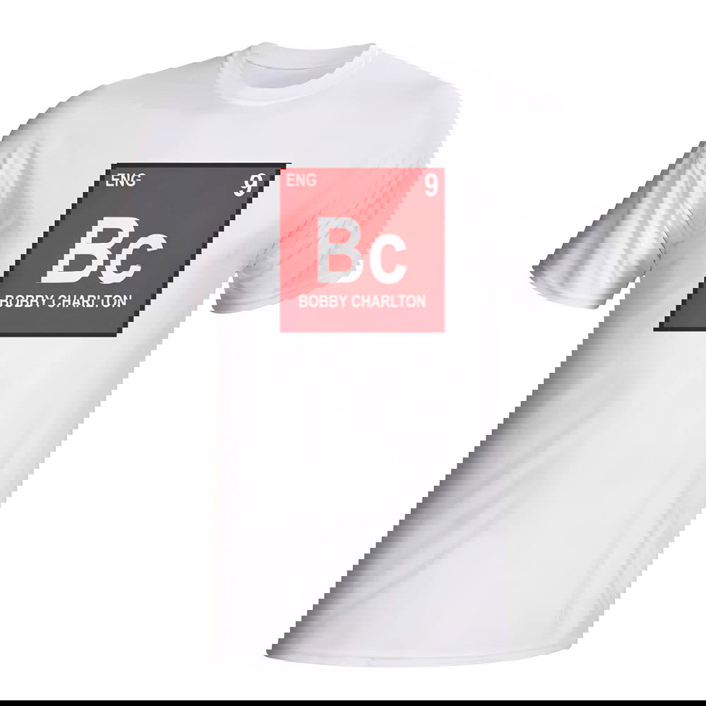 Bobby Charlton Germany Periodic Table T-shirt (white)