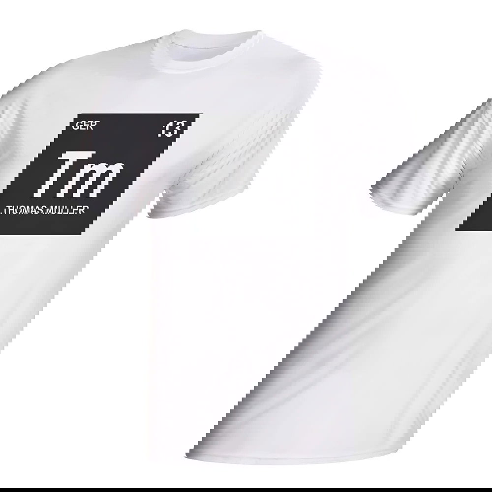 Thomas Muller Germany Periodic Table T-shirt (white)
