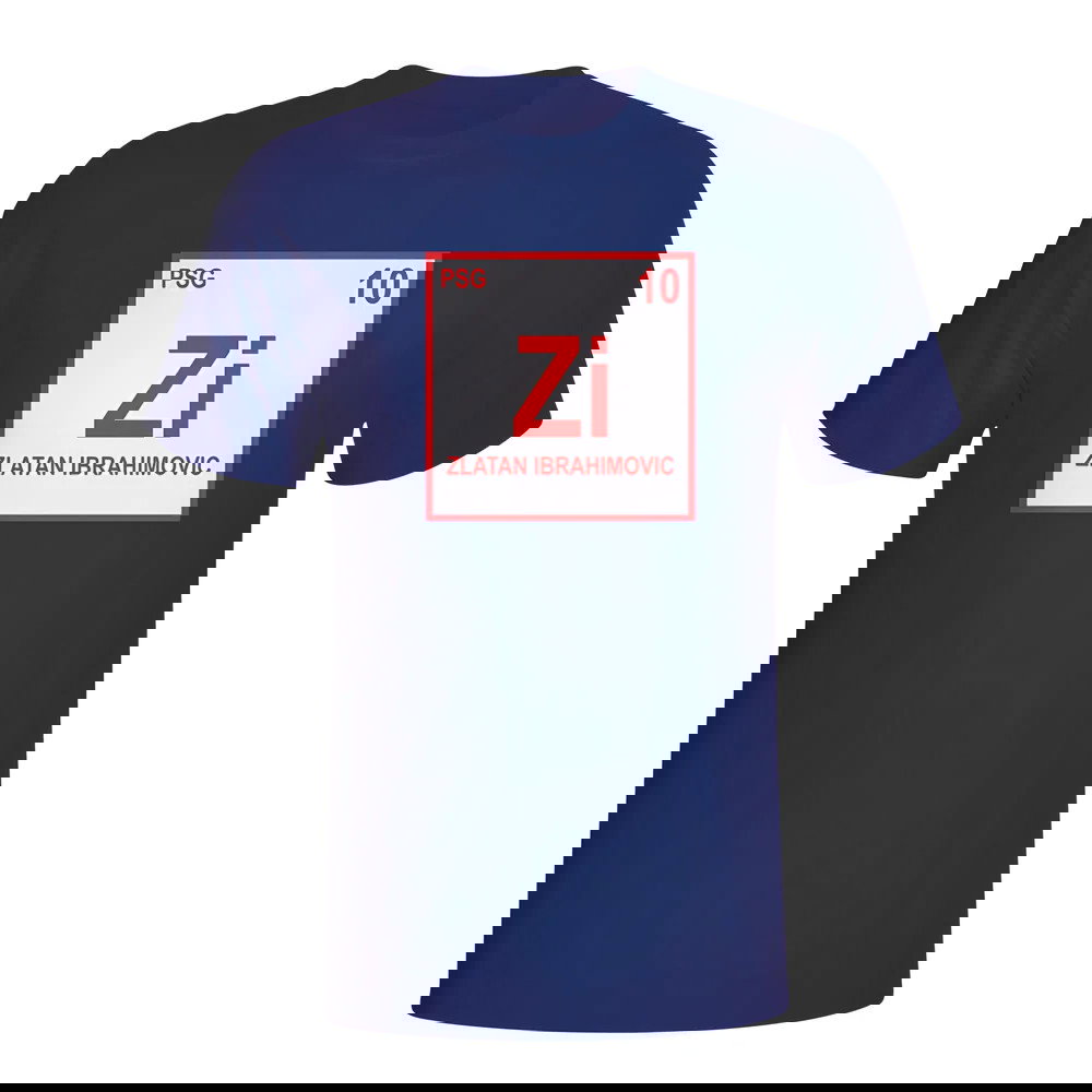 Zlatan Ibrahimovic Psg Periodic Table T-shirt (navy) - Kids