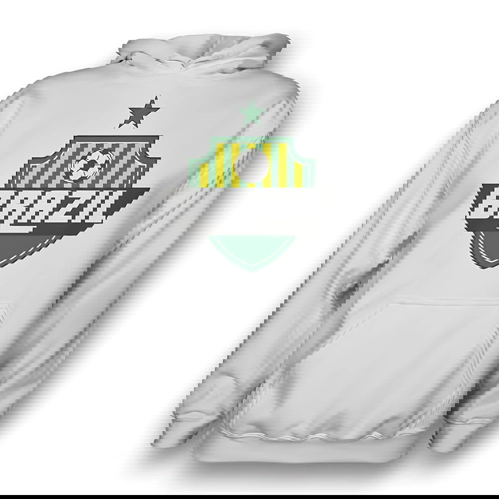 Brazil Country Logo Hoody (white) - Kids