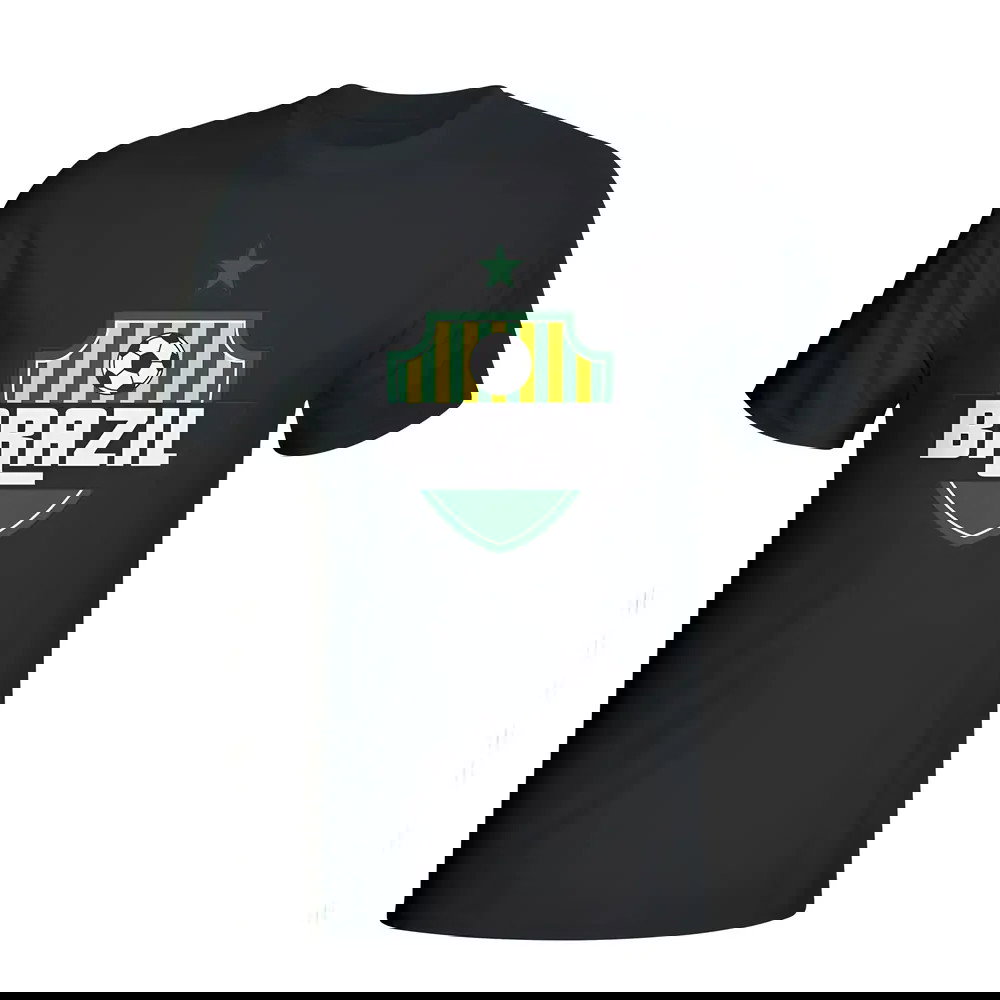 Brazil Country Logo T-shirt (black) - Kids