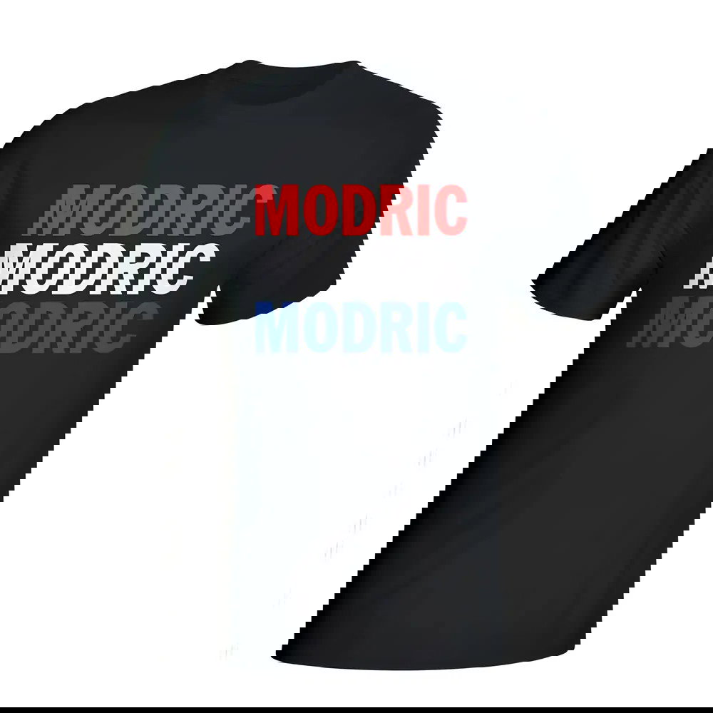 Luka Modric Croatia Player Flag T-shirt (black) - Kids