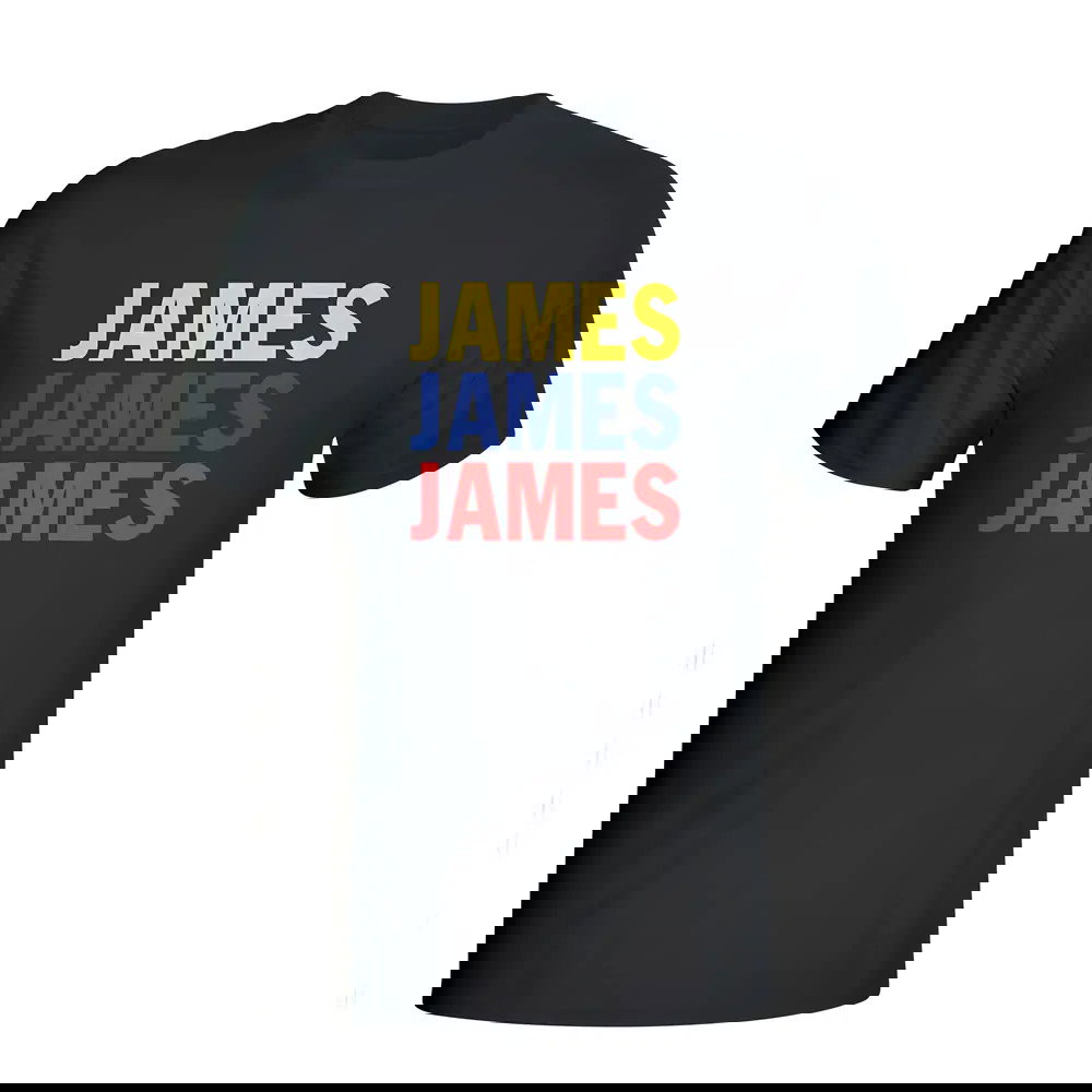 James Rodriguez Colombia Player Flag T-shirt (black) - Kids