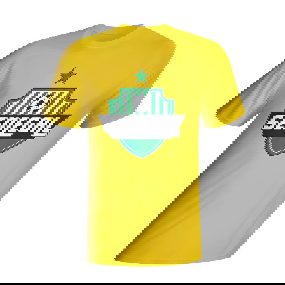 Senegal Country Logo T-shirt (yellow) - Kids