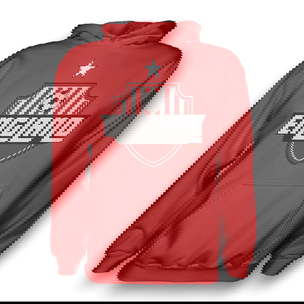 England Country Logo Hoody (red)