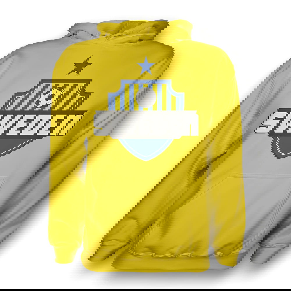 Sweden Country Logo Hoody (yellow) - Kids