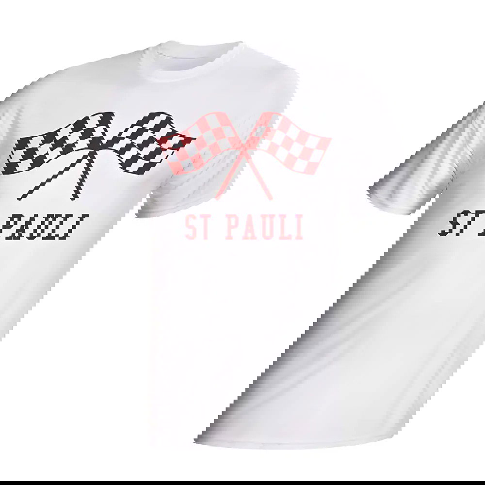 St Pauli Waving Flags T-shirt (white)