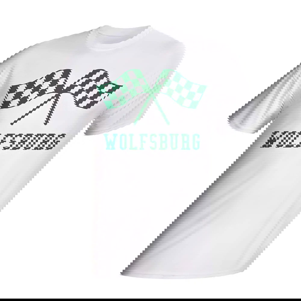 Vfl Wolfsburg Waving Flags T-shirt (white)