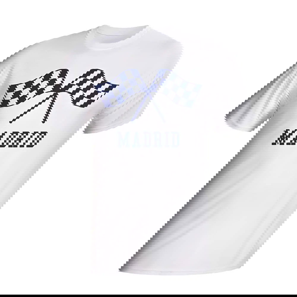 Real Madrid Waving Flags T-shirt (white)
