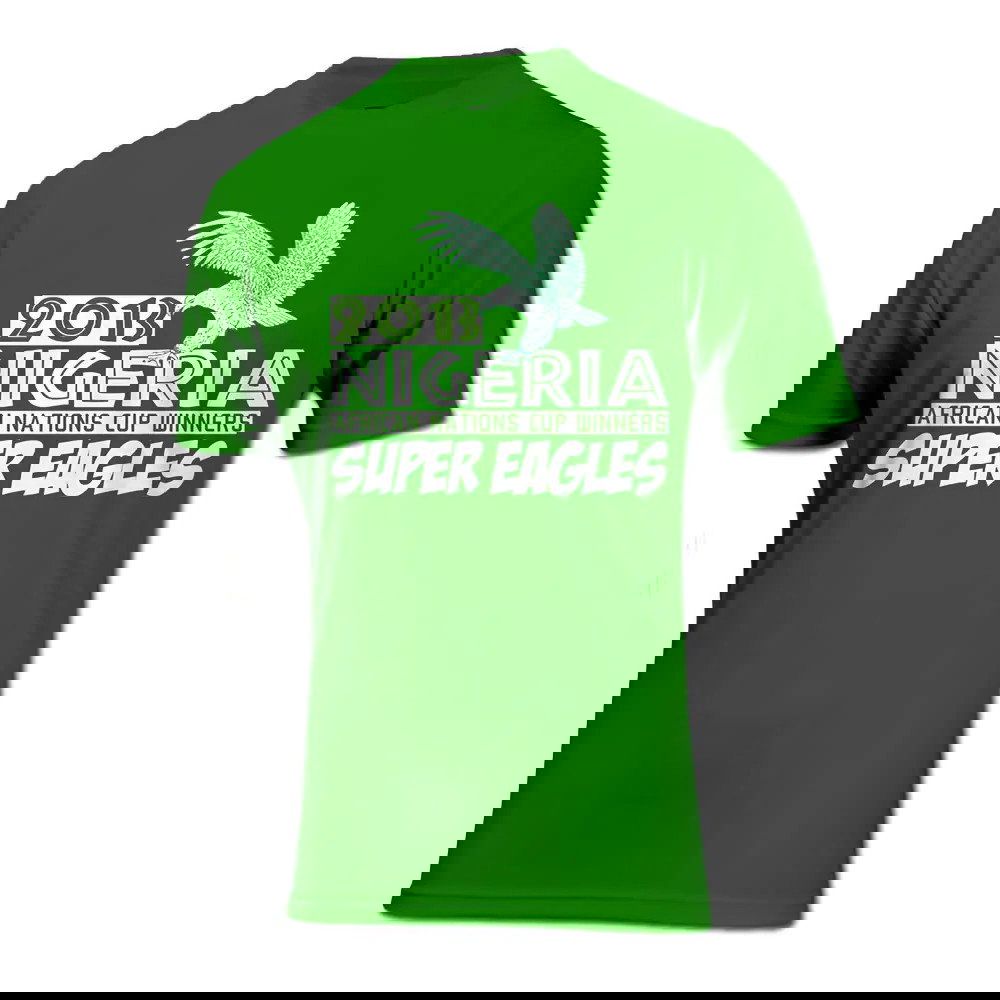 2013 Nigeria African Nations Winners T-Shirt (Green)
