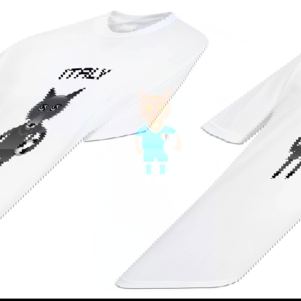 Italy Mascot Soccer T-shirt