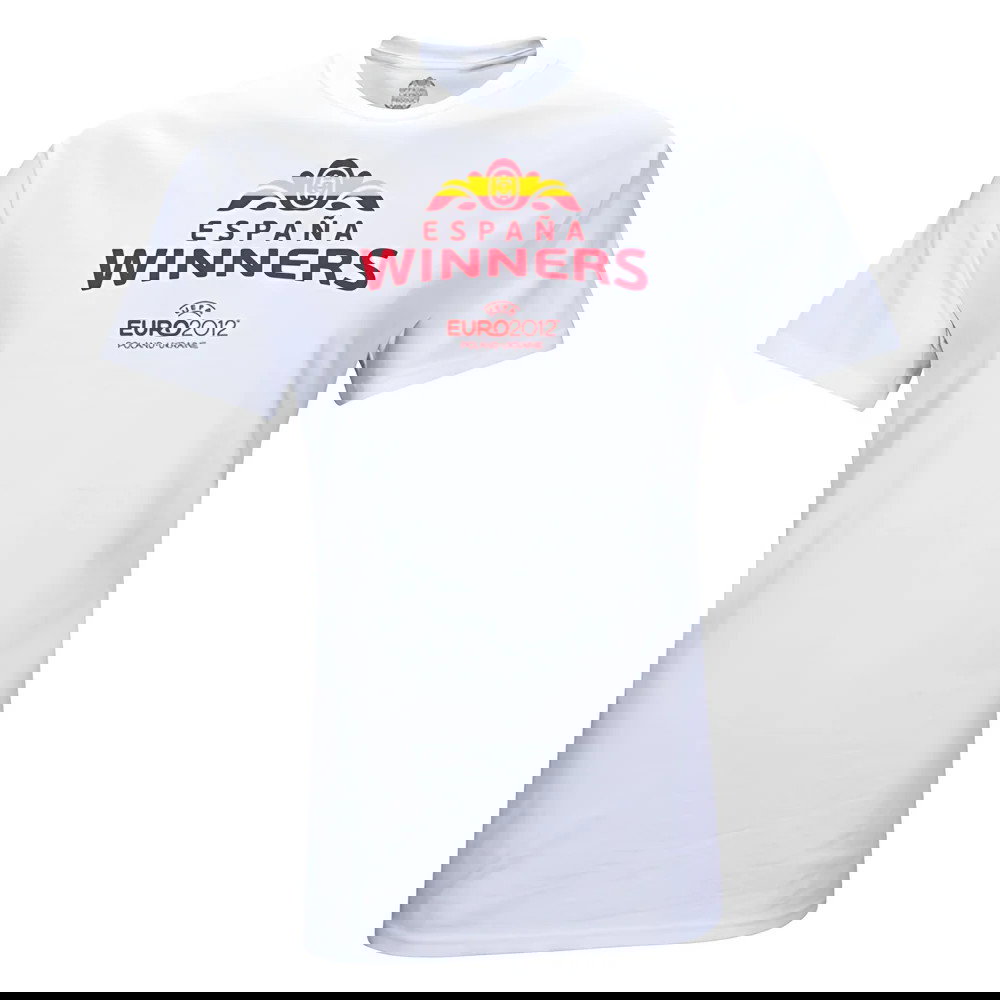 Spain Euro 2012 Winners T-Shirt (White)