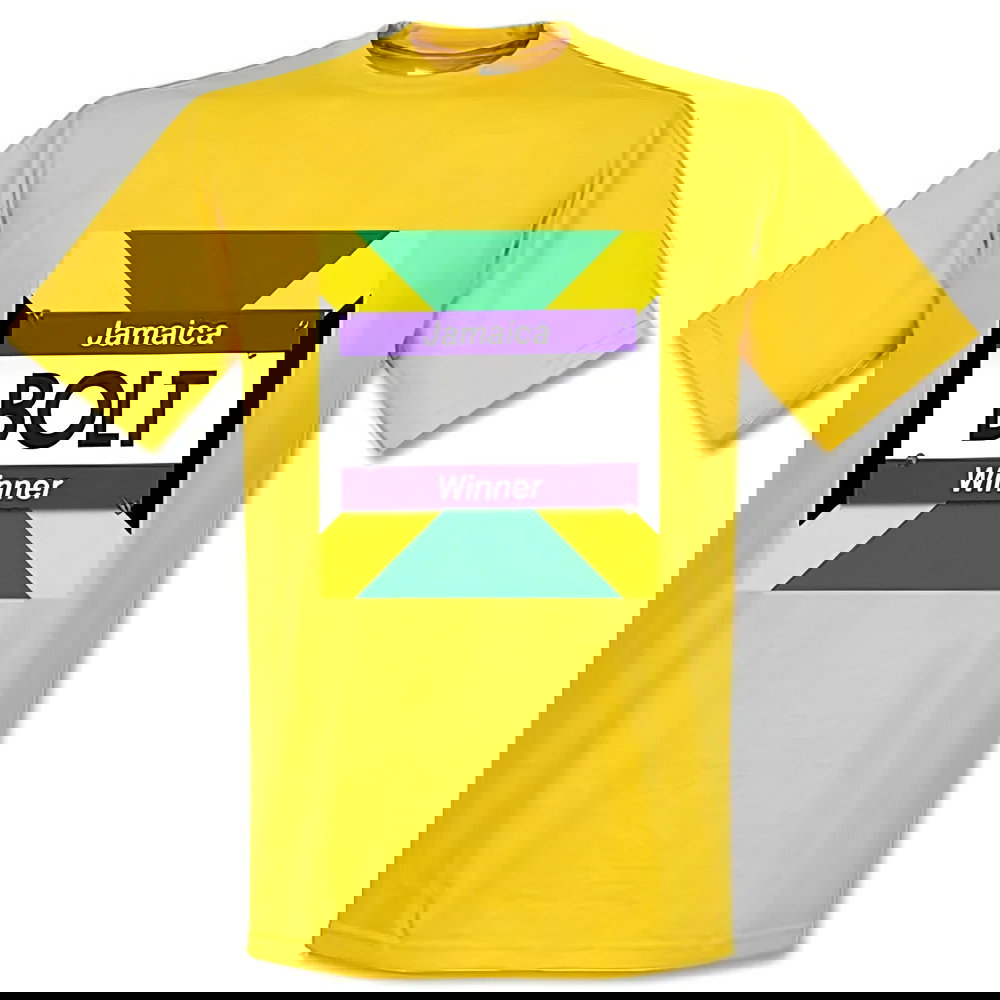 Usain Bolt Winners T-Shirt (Yellow)