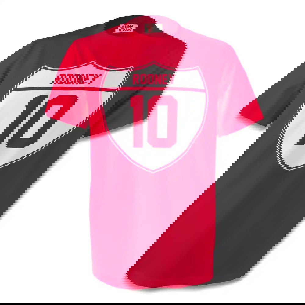 Wayne Rooney Man Utd Crest Tee (red) - Kids