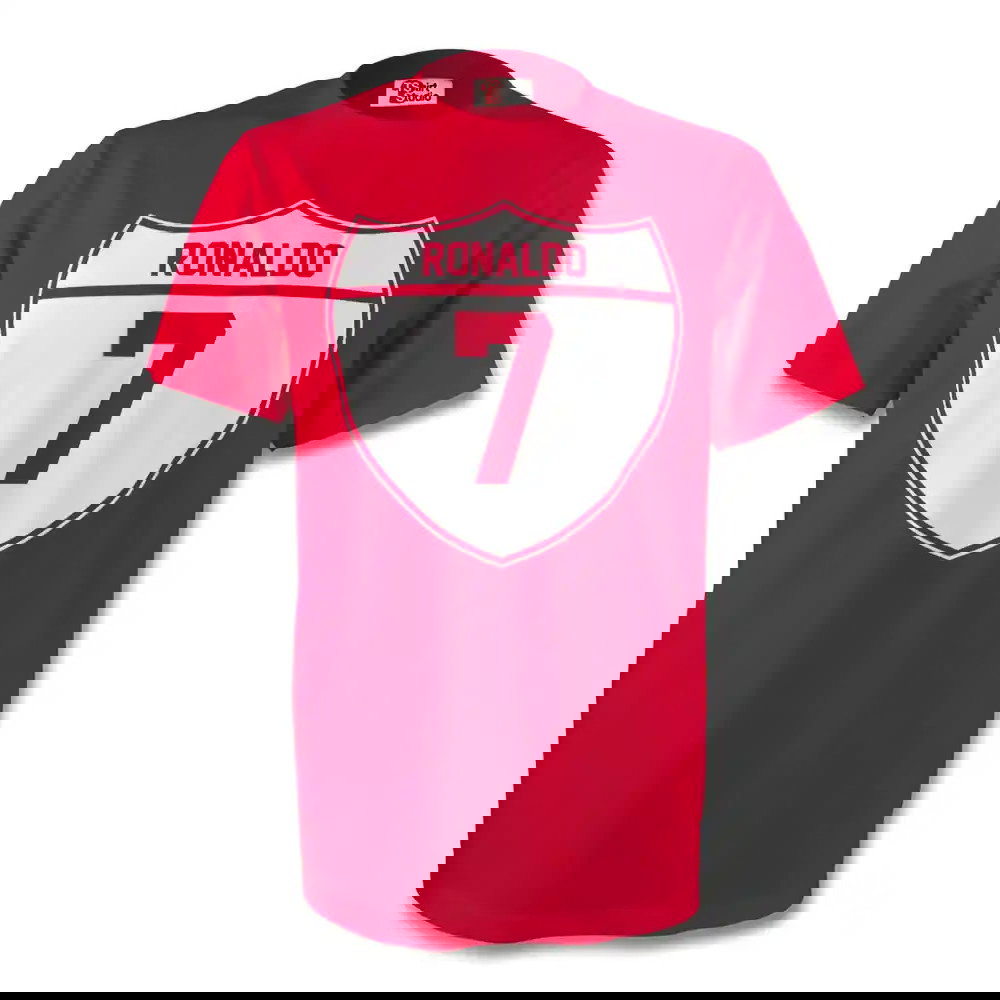 Cristiano Ronaldo Man Utd Crest Tee (red)