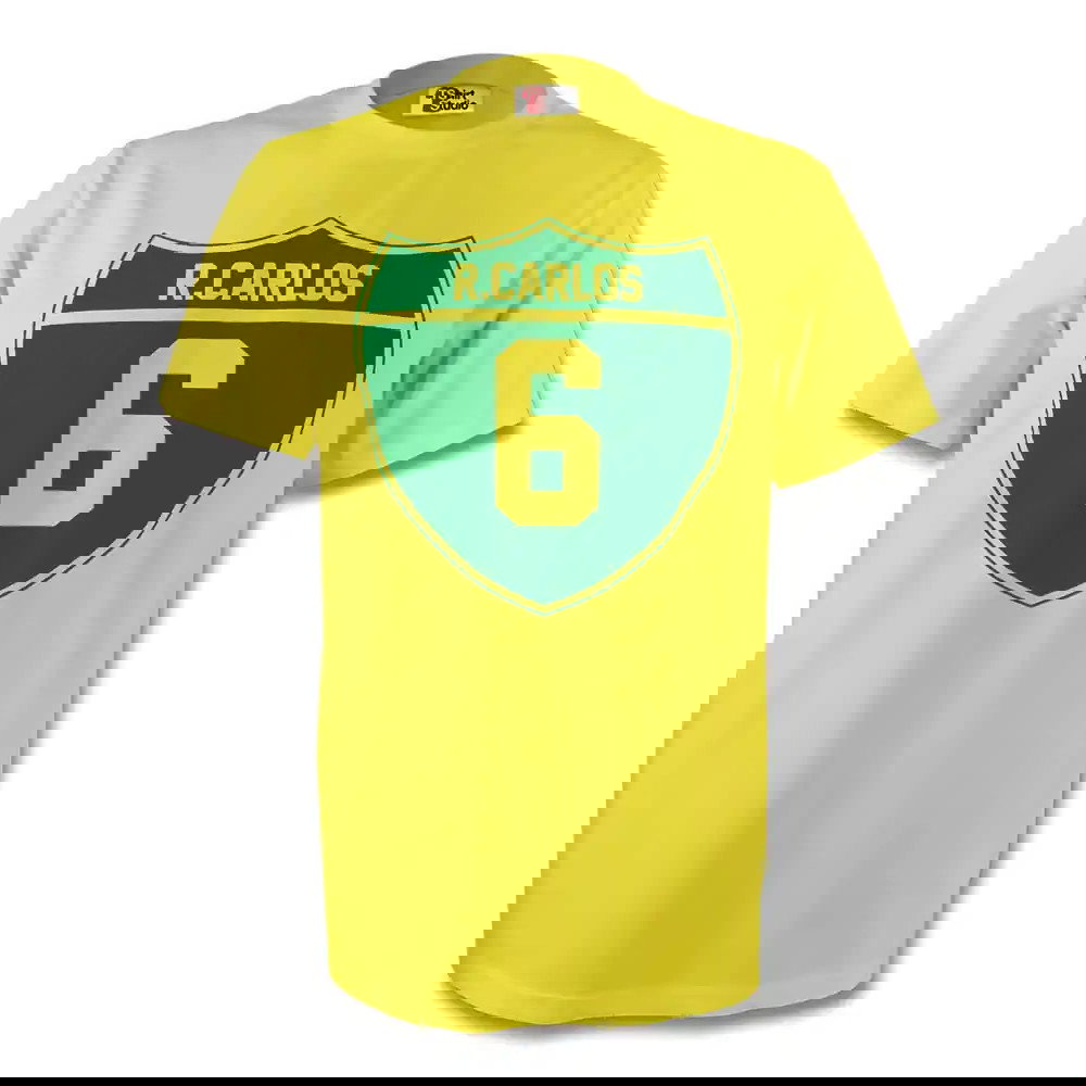 Roberto Carlos Brazil Crest Tee (yellow)