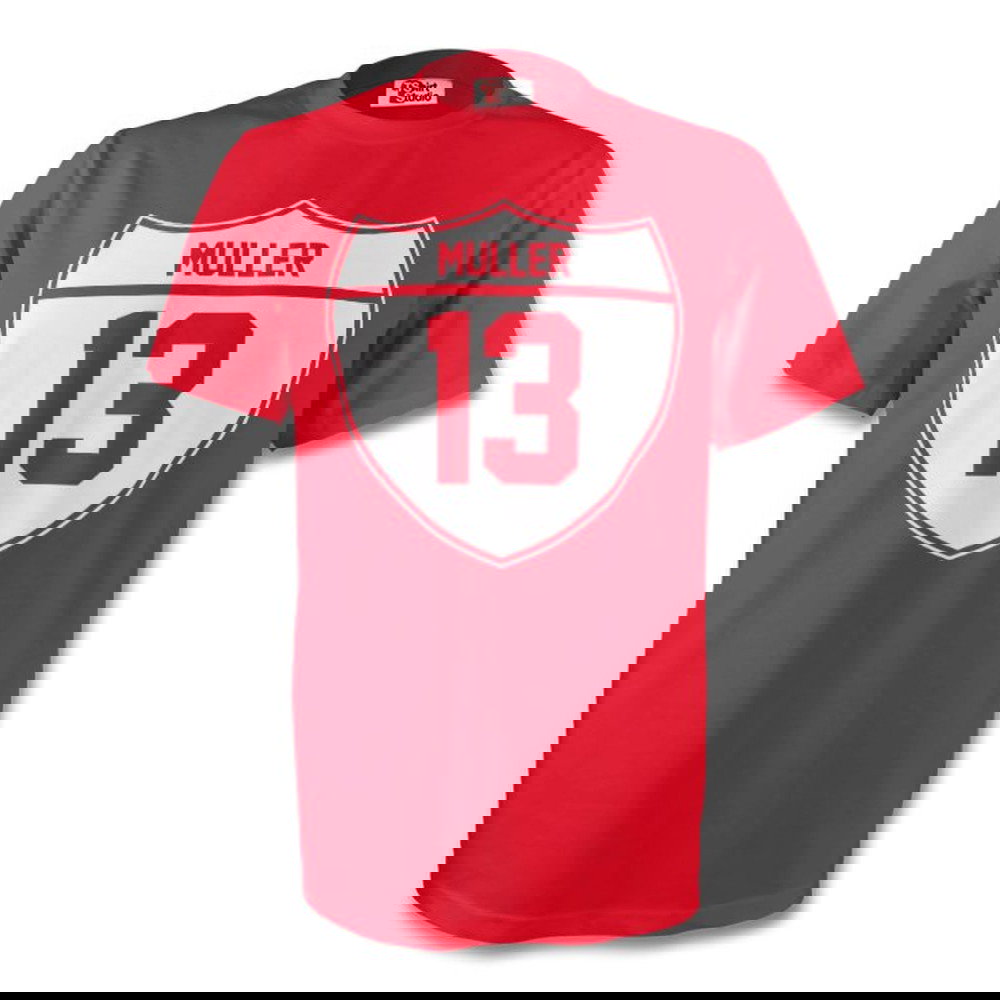 Thomas Muller Bayern Munich Crest Tee (red)