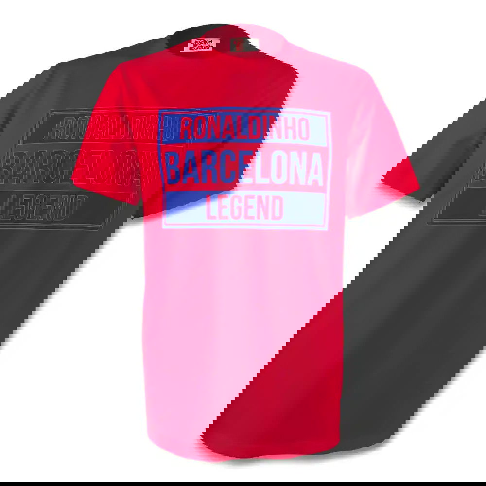 Ronaldinho Barcelona Legend Tee (red) - Kids