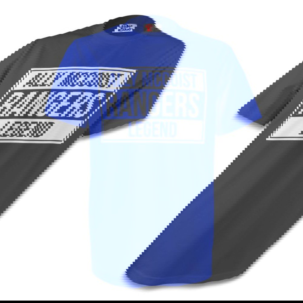 Ally Mccoist Rangers Legend Tee (blue)