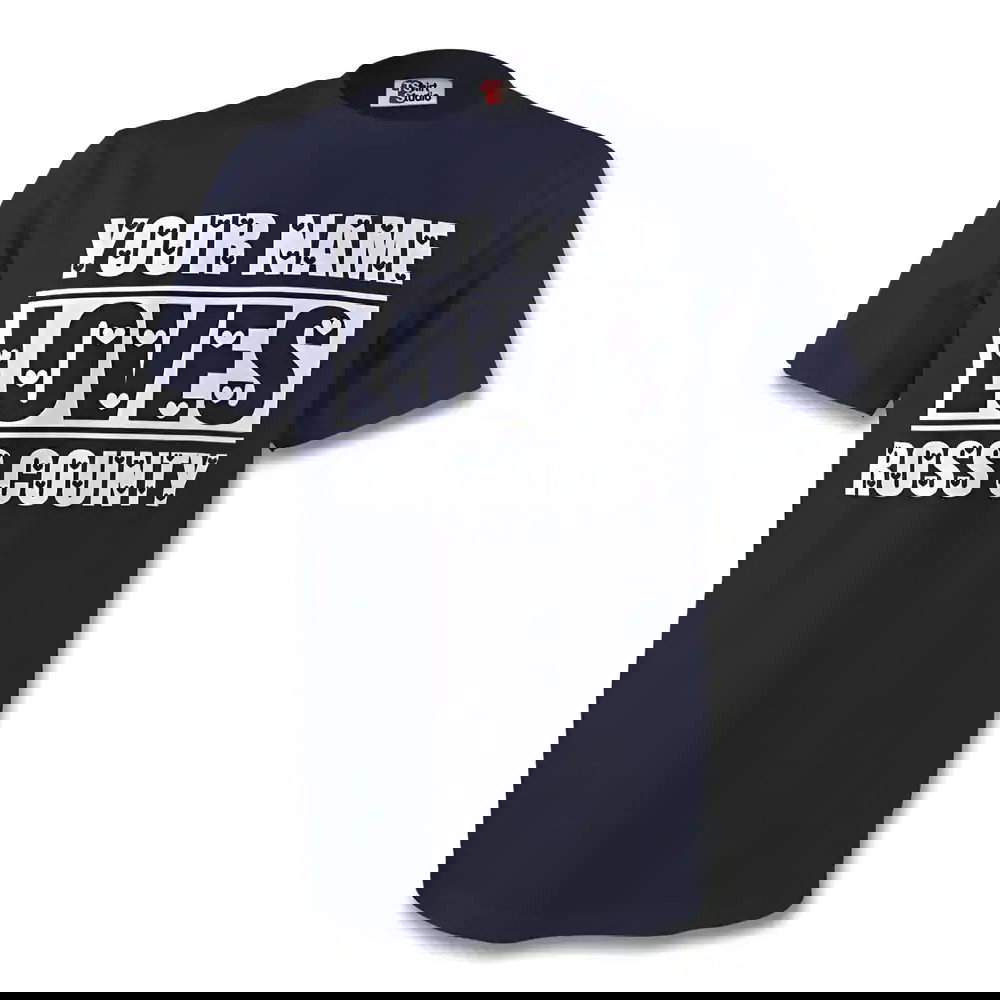 Your Name Loves Ross County T-shirt (navy) - Kids