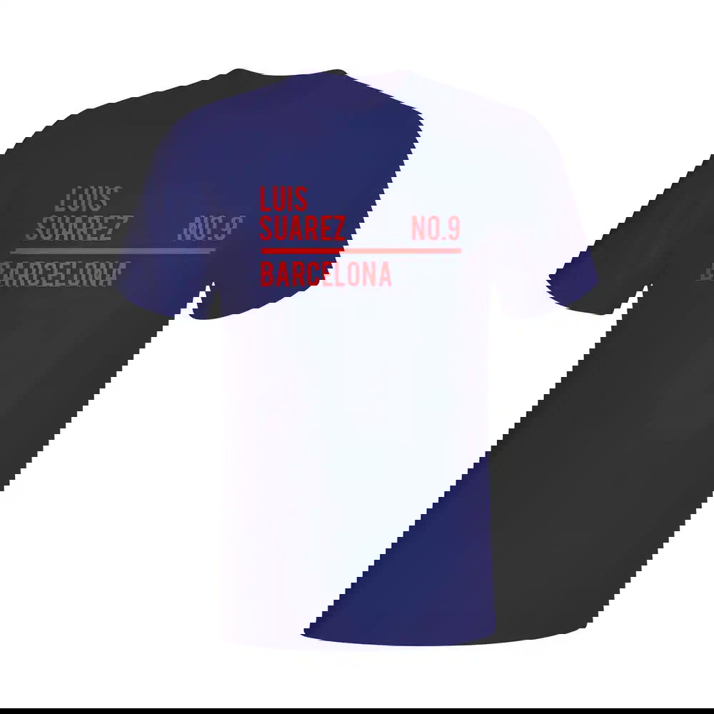 Luis Suarez Barcelona Squad T-shirt (navy) - Kids
