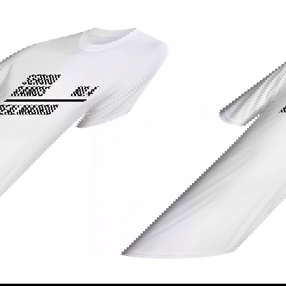 Sergio Ramos Real Madrid Squad T-shirt (white) - Kids