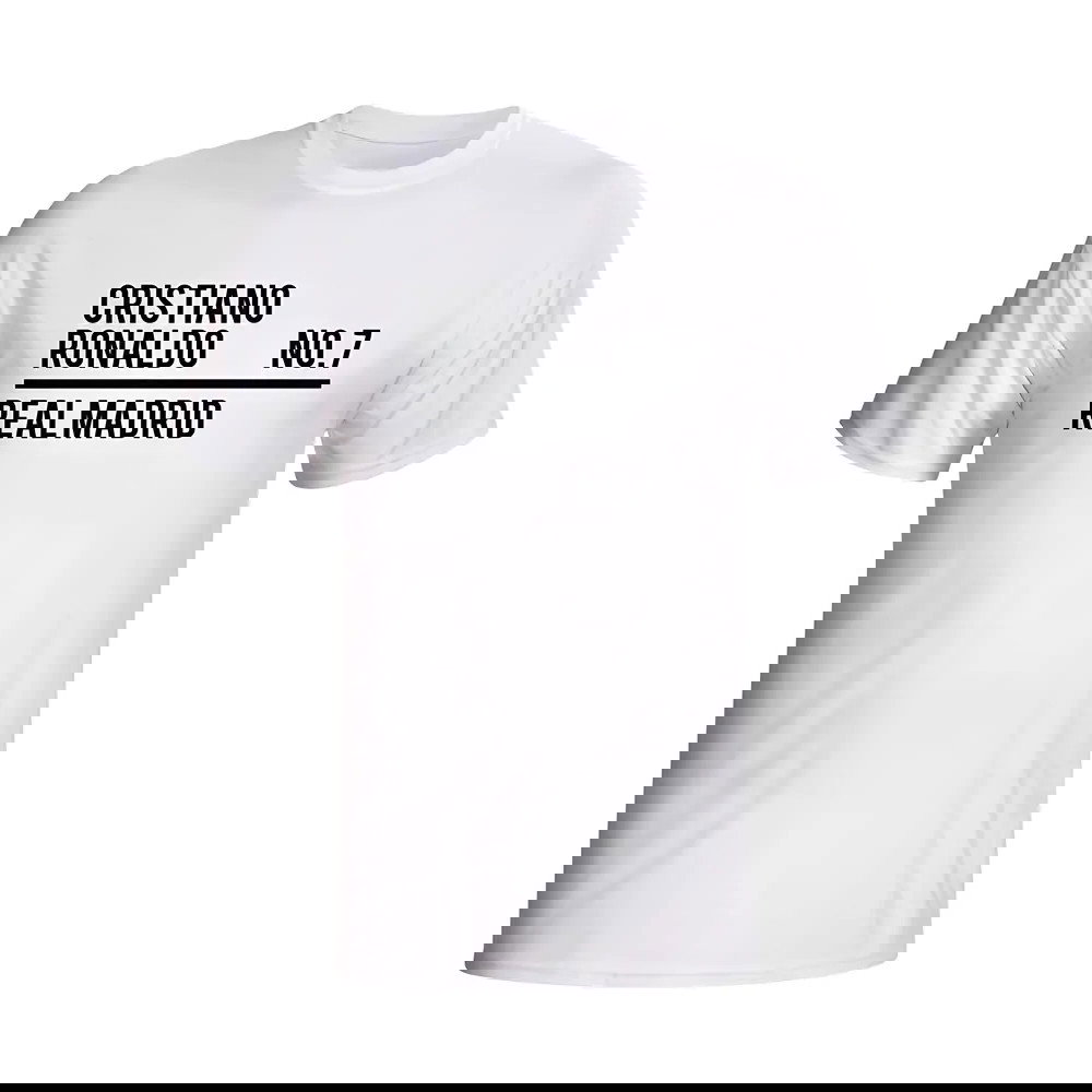 Cristiano Ronaldo Real Madrid Squad T-shirt (white)