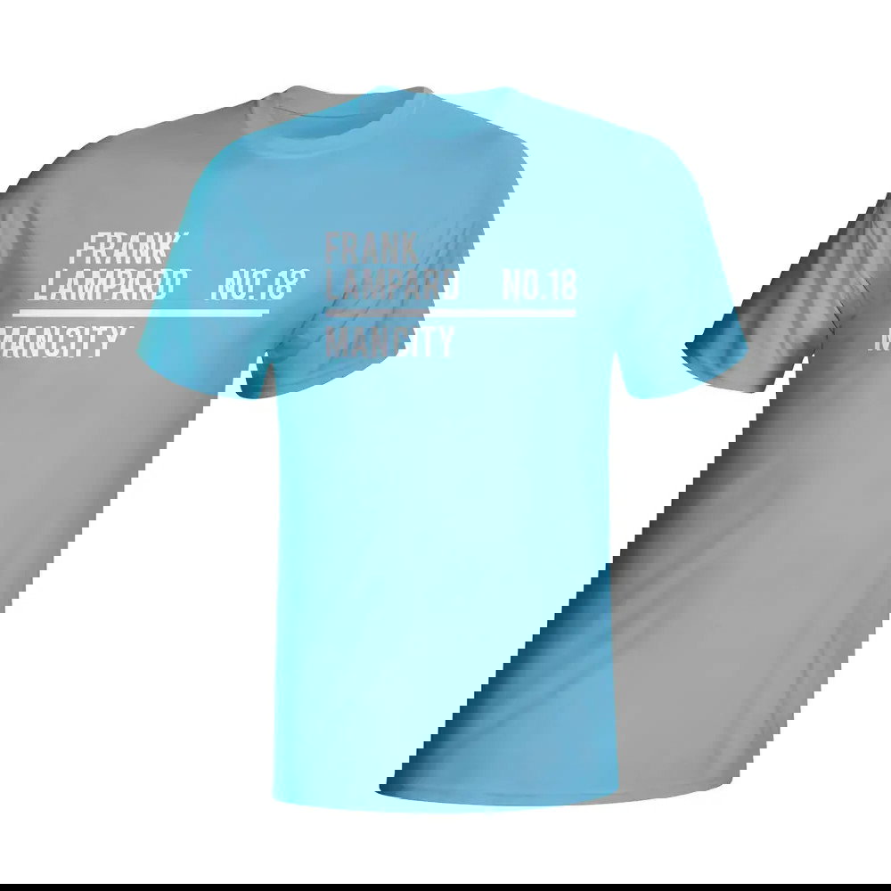 Frank Lampard Man City Squad T-shirt (sky)