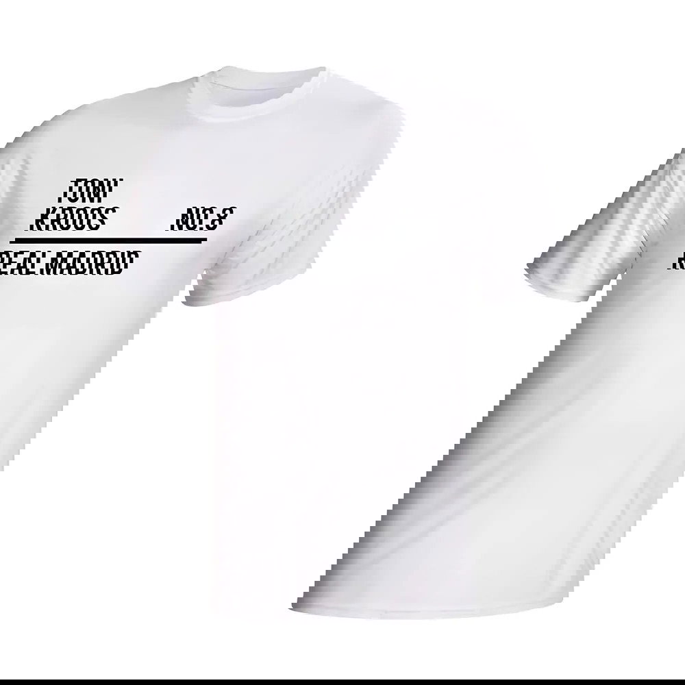 Toni Kroos Real Madrid Squad T-shirt (white)