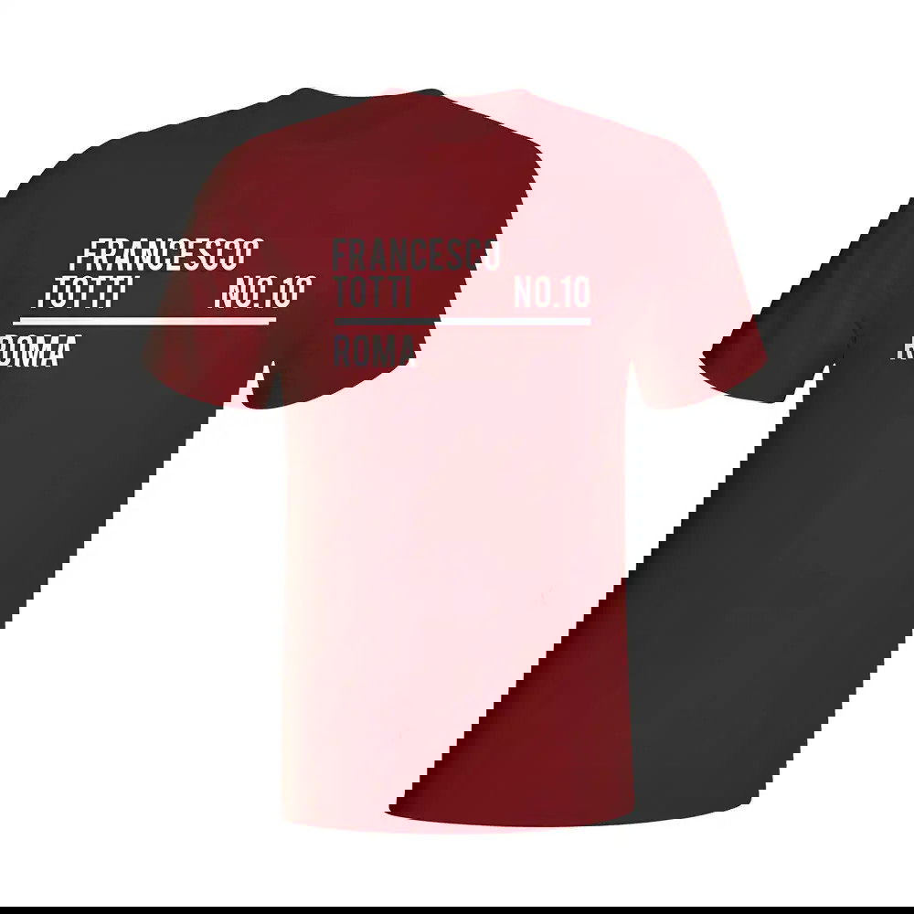 Francesco Totti Roma Squad T-shirt (maroon)