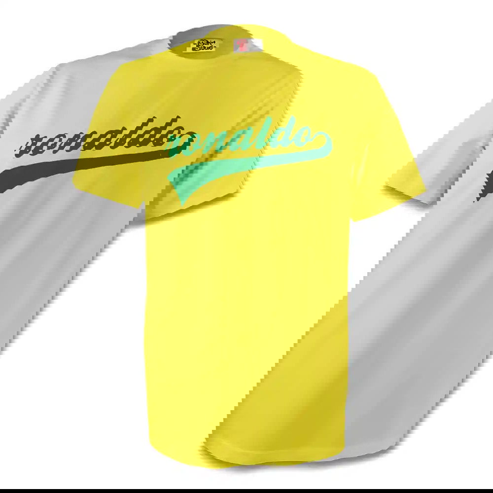 Ronaldo Brazil Signature Tee (yellow) - Kids