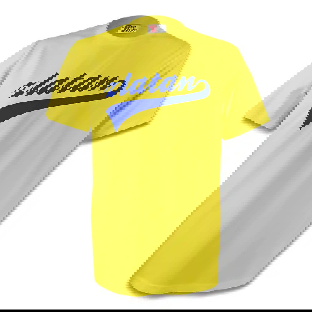 Zlatan Ibrahimovic Sweden Signature Tee (yellow)