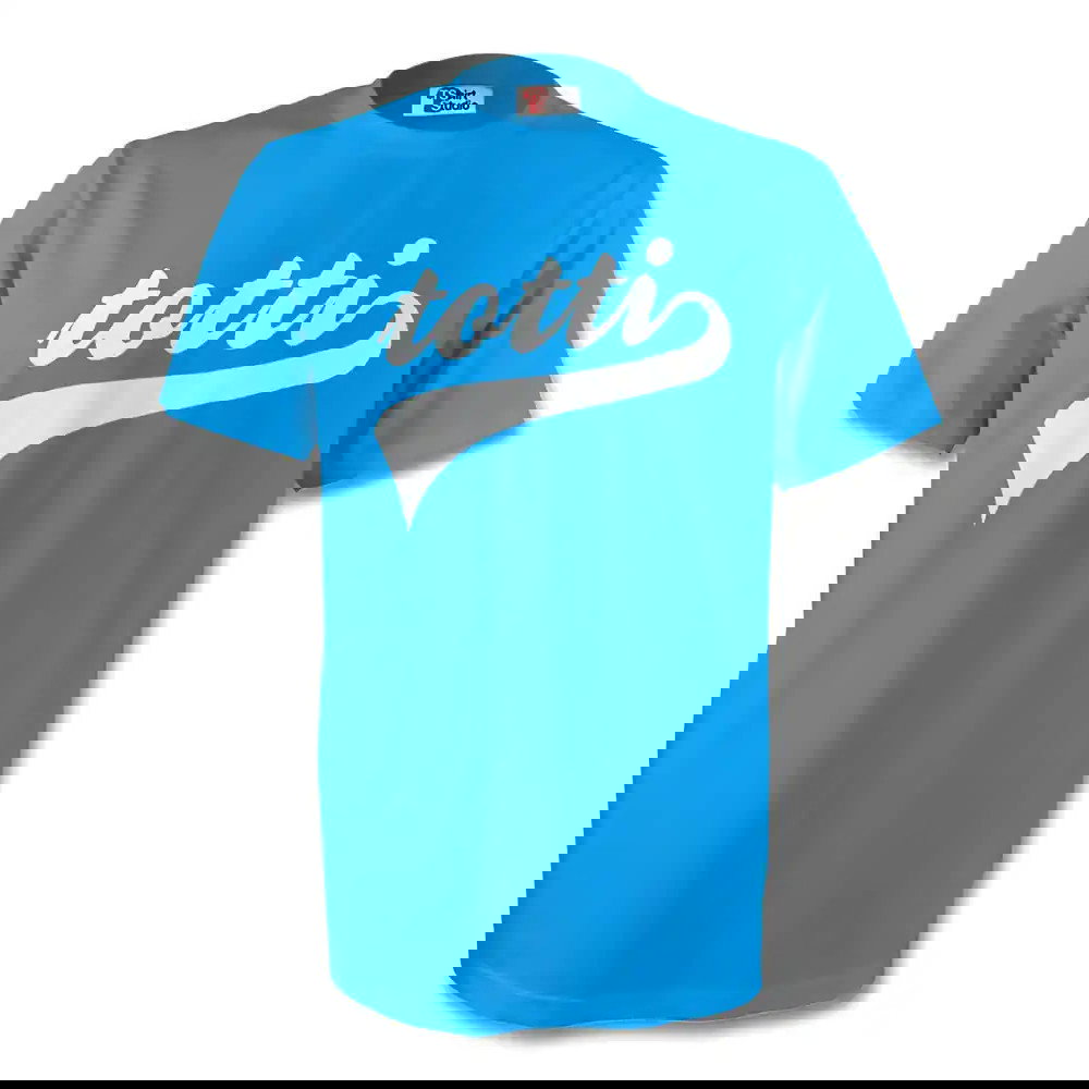 Francesco Totti Italy Signature Tee (sky Blue)