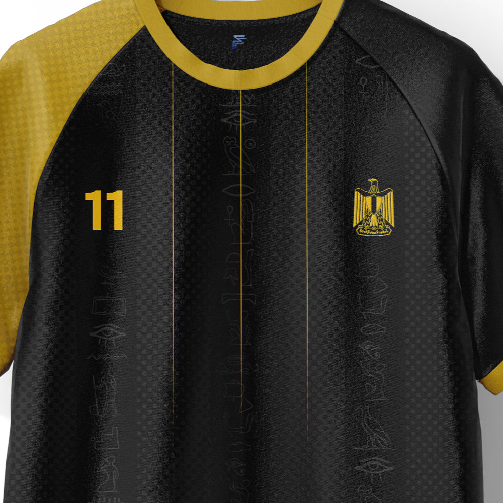 Egypt Pharaohs Away Supporter Jersey Kids Short Sleeve