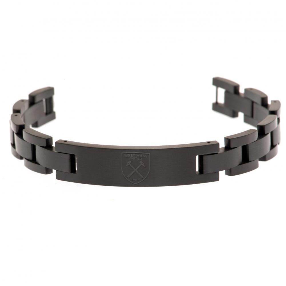 West Ham United FC Black IP Bracelet