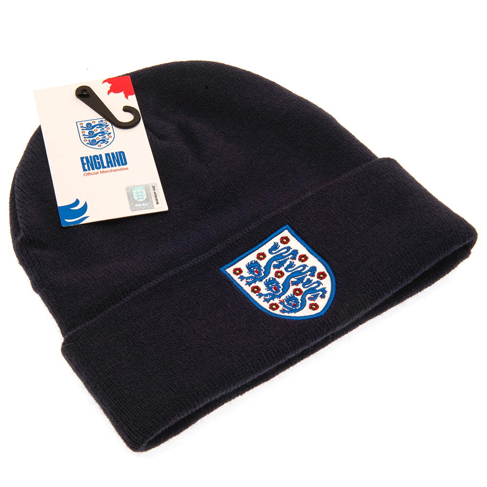 England FA Navy Cuff Beanie