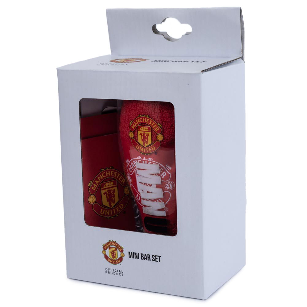 Manchester United FC Wordmark Mini Bar Set