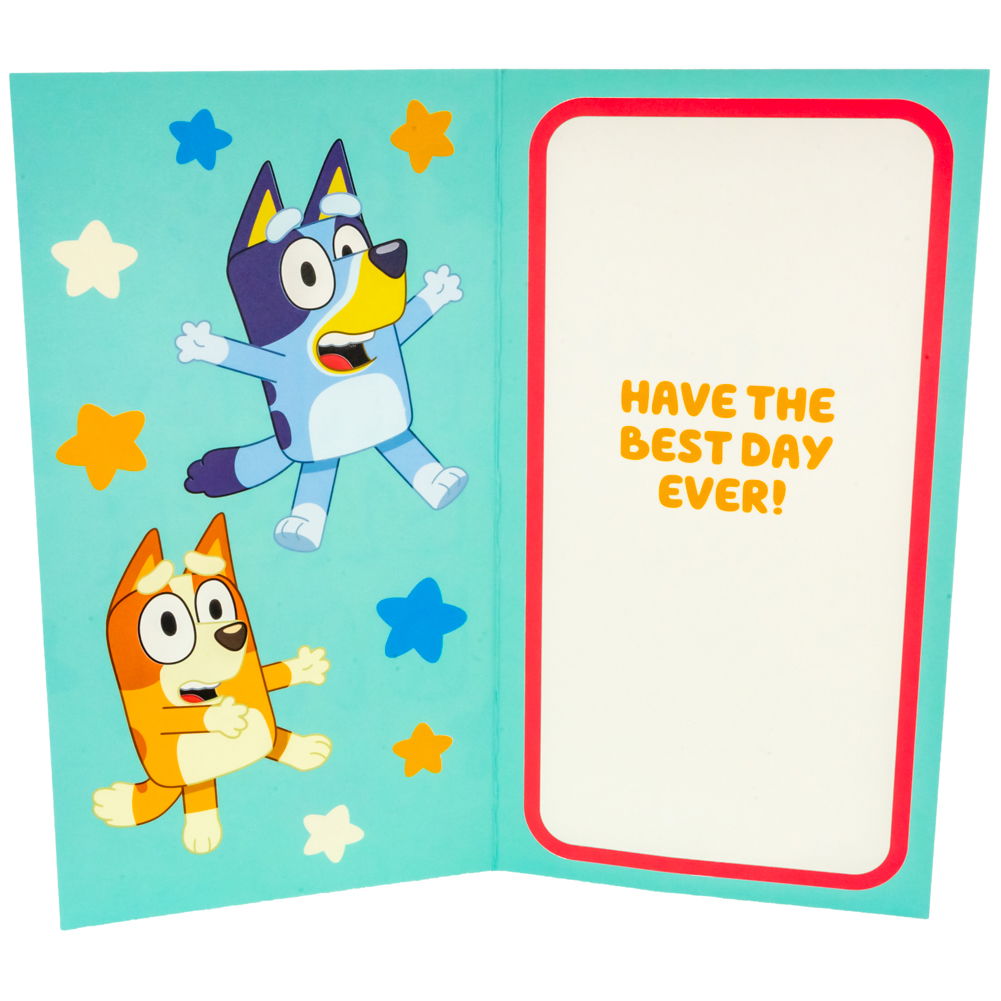 Bluey Birthday Card