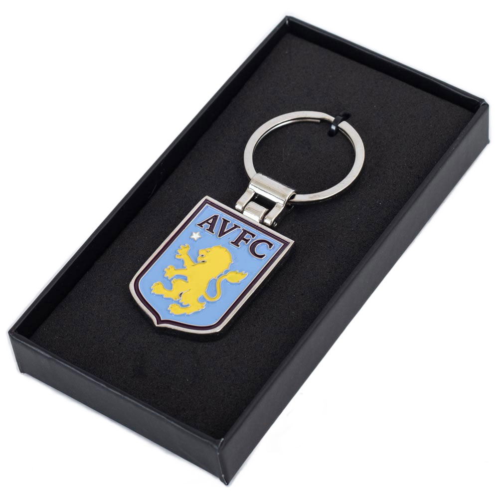 Aston Villa FC Boxed Crest Keyring