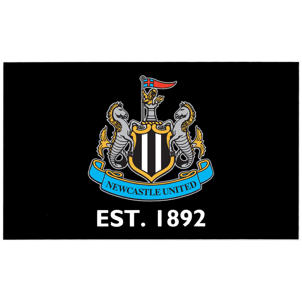 Newcastle United FC Established Flag