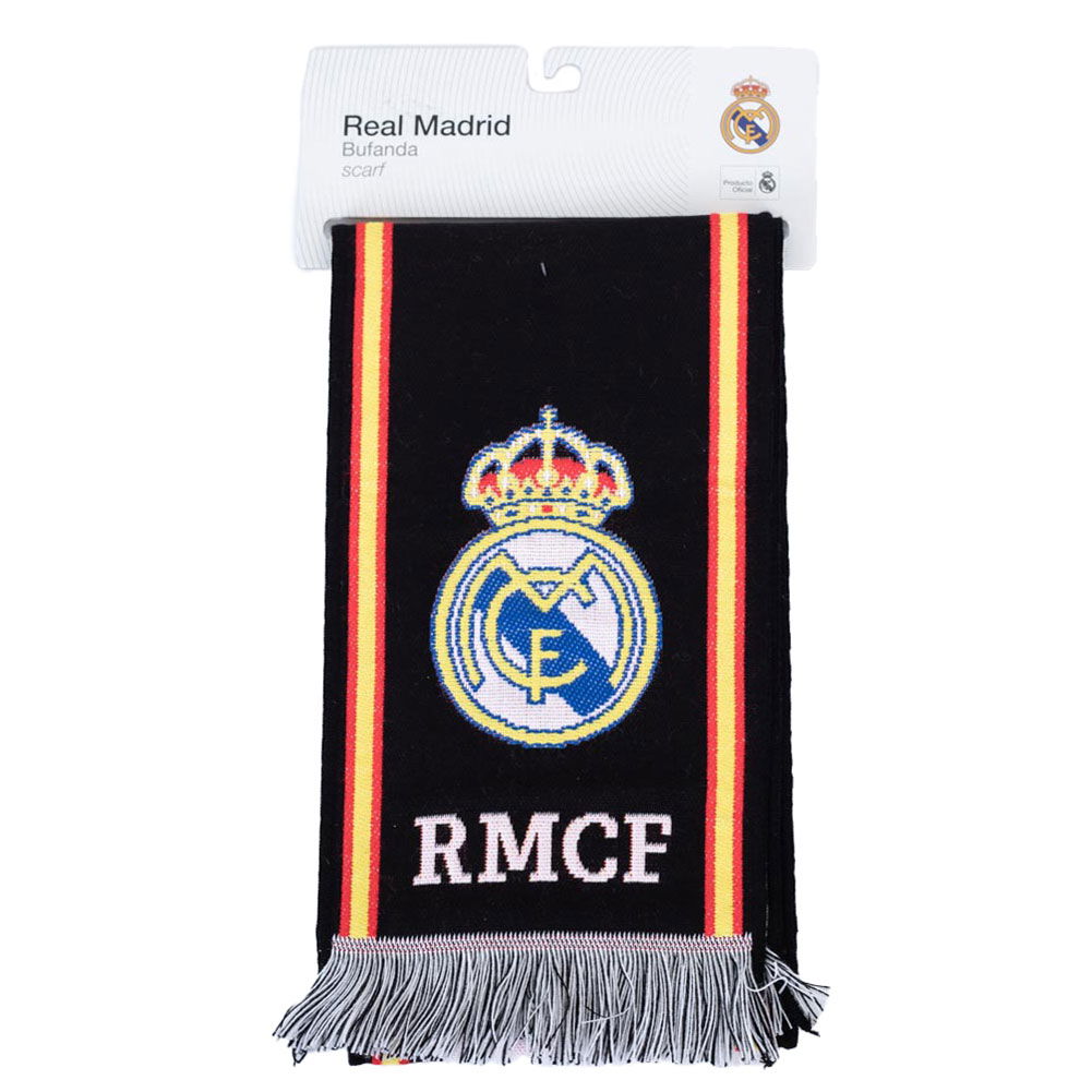 Real Madrid CF Black Scarf