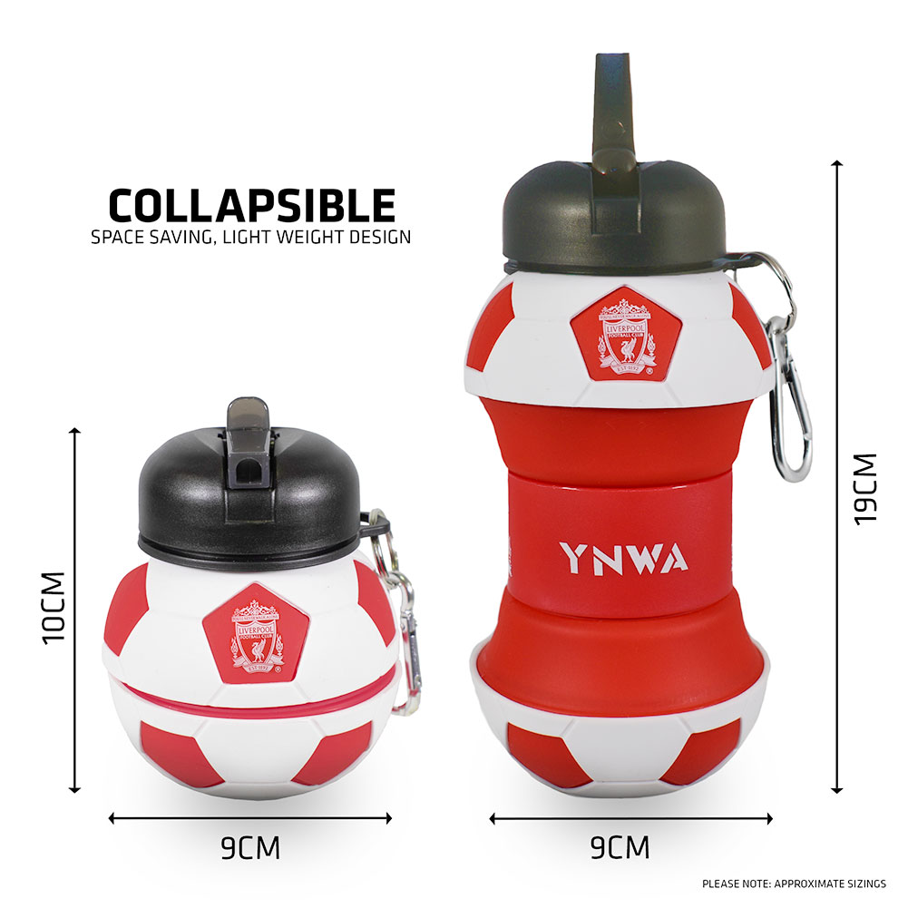 Liverpool FC Collapsible Football Drinks Bottle