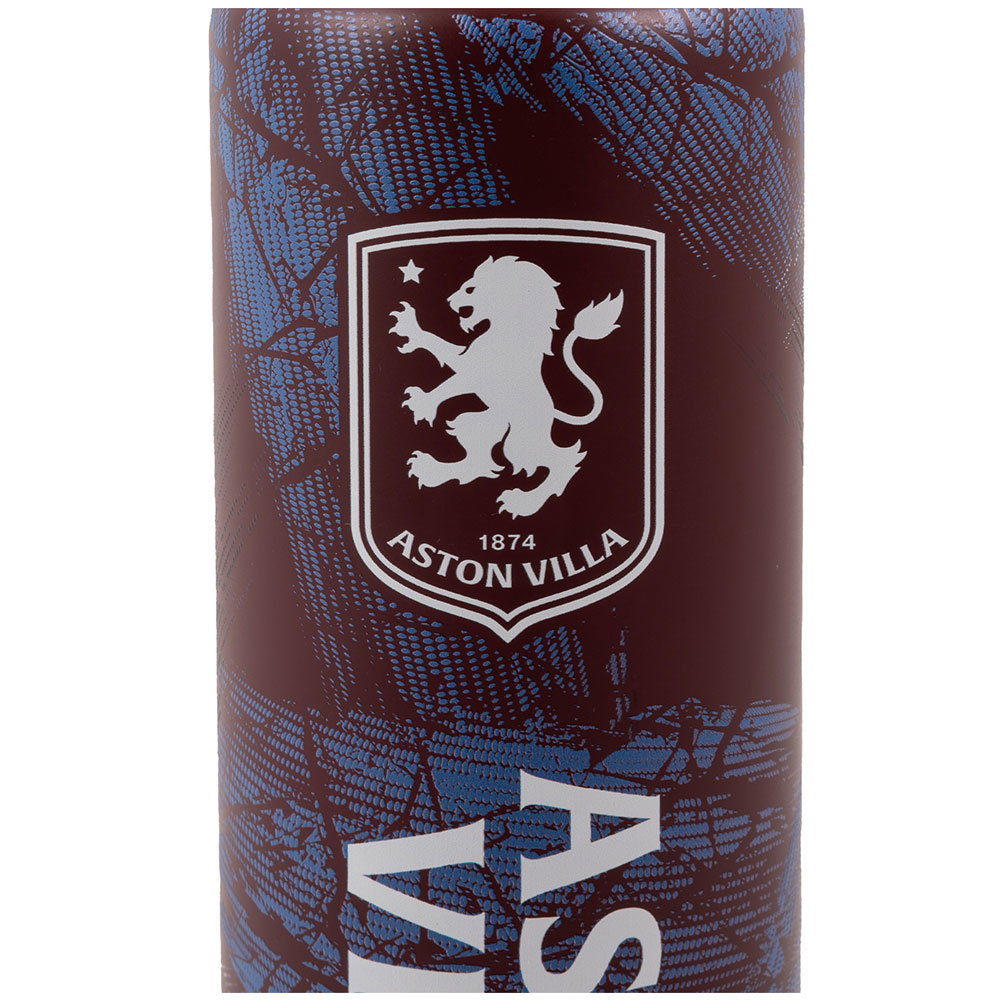 Aston Villa FC HD Printed Aluminium Drinks Bottle